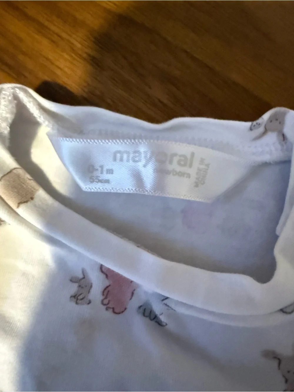 Mayoral Pink Ribbed Baby Overall Romper